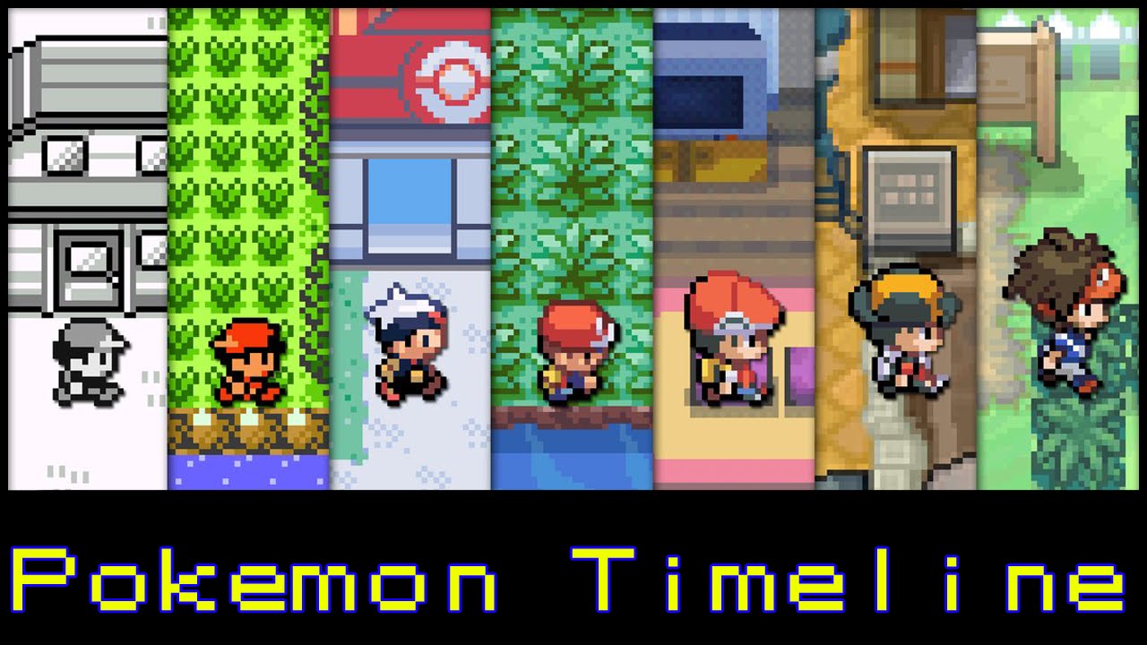 Every Pokemon Games In Order (Chronological)