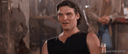 road house movie quote gif are you kidding
