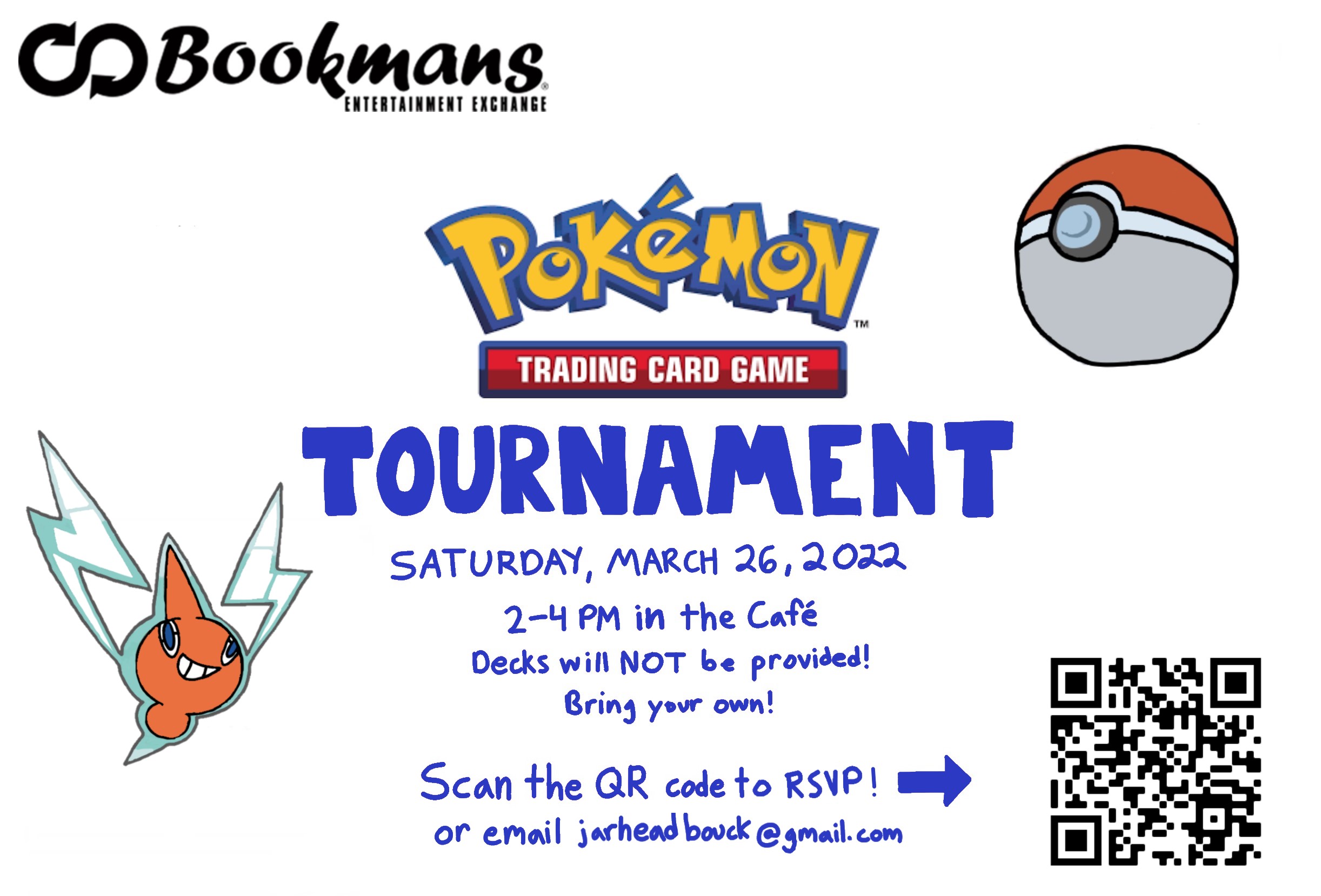 Pokémon Trading Card Tournament! Bookmans Entertainment Exchange