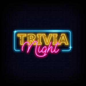 neon sign trivia night