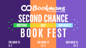 second chance book fest bookmans tucson stores