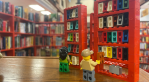 lego version of Bookmans for summer kids event