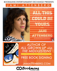 Jami Attenberg author signing Bookmans Midtown